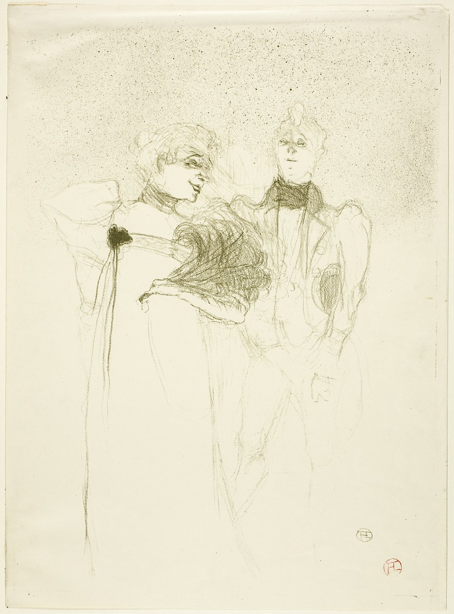 Mademoiselle Lender, v Madam Satan od Henri de Toulouse Lautrec