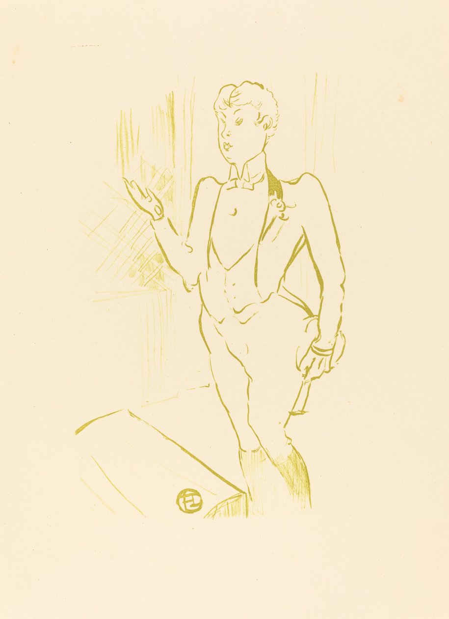Mary Hamilton, 1893. od Henri de Toulouse Lautrec