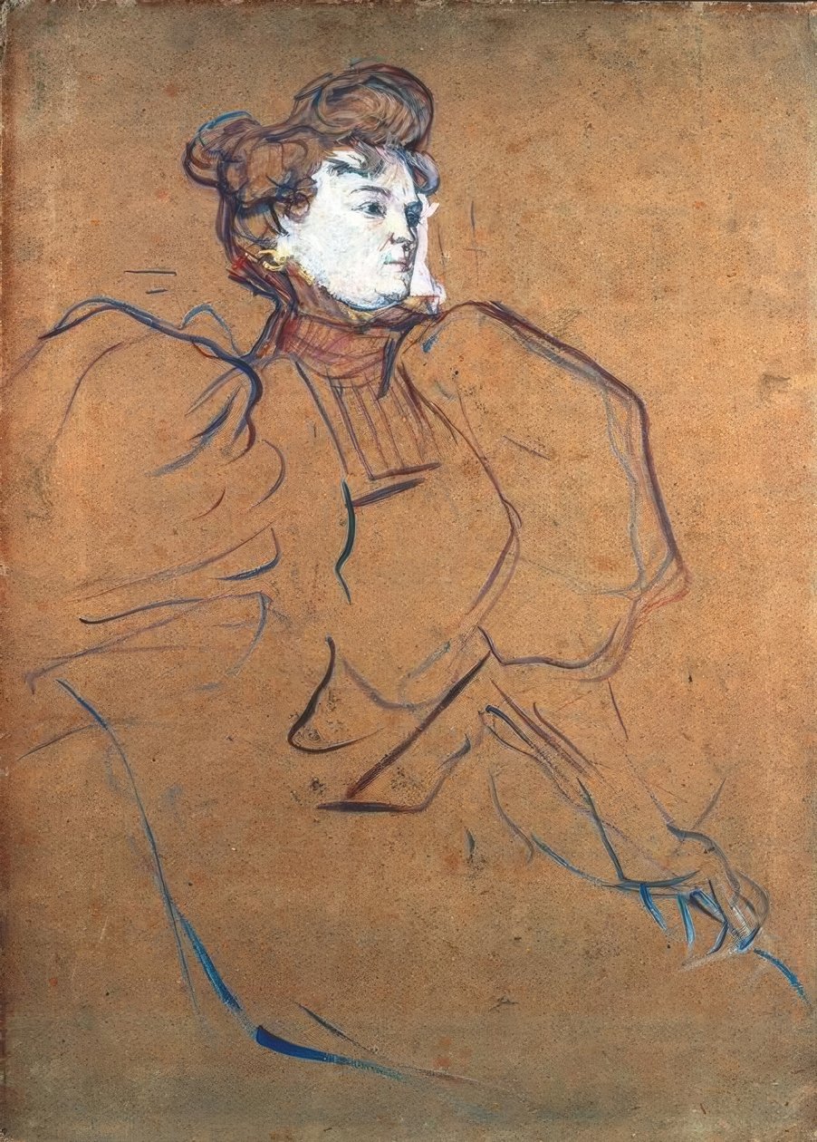 Misia Natansonová od Henri de Toulouse Lautrec
