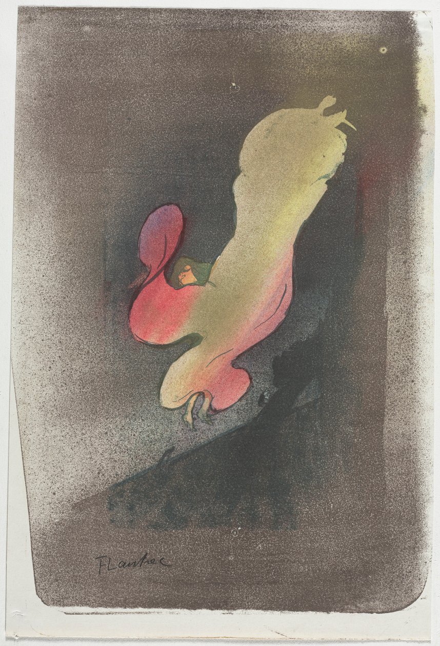 Slečna Loïe Fuller, 1893. od Henri de Toulouse Lautrec
