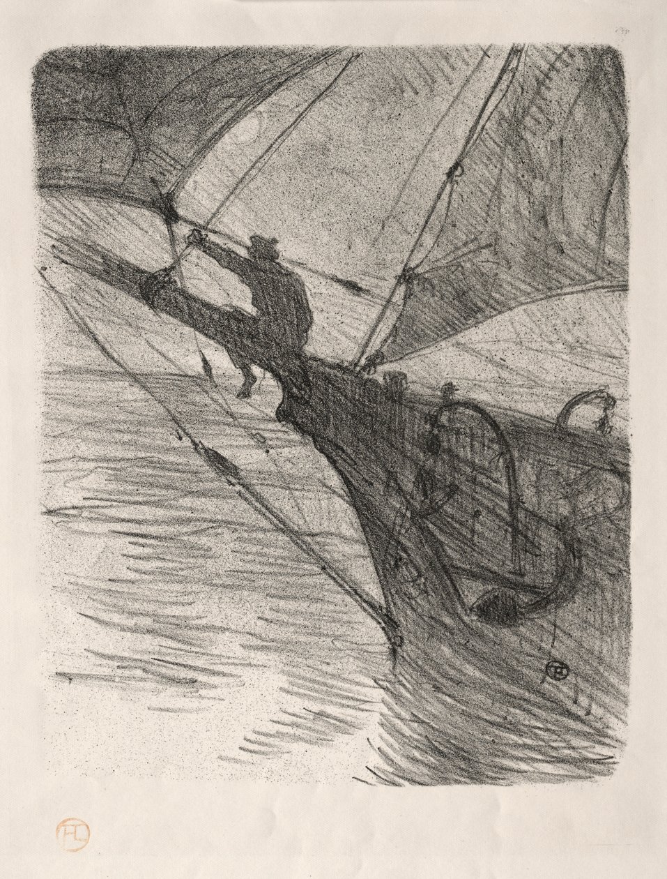Oceano Nox, 1895. od Henri de Toulouse Lautrec