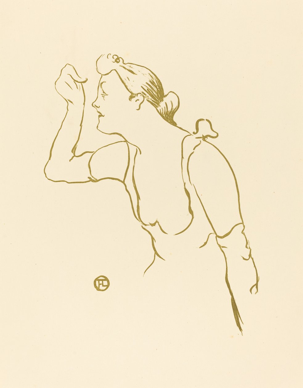 Paula Brebion, 1893. od Henri de Toulouse Lautrec
