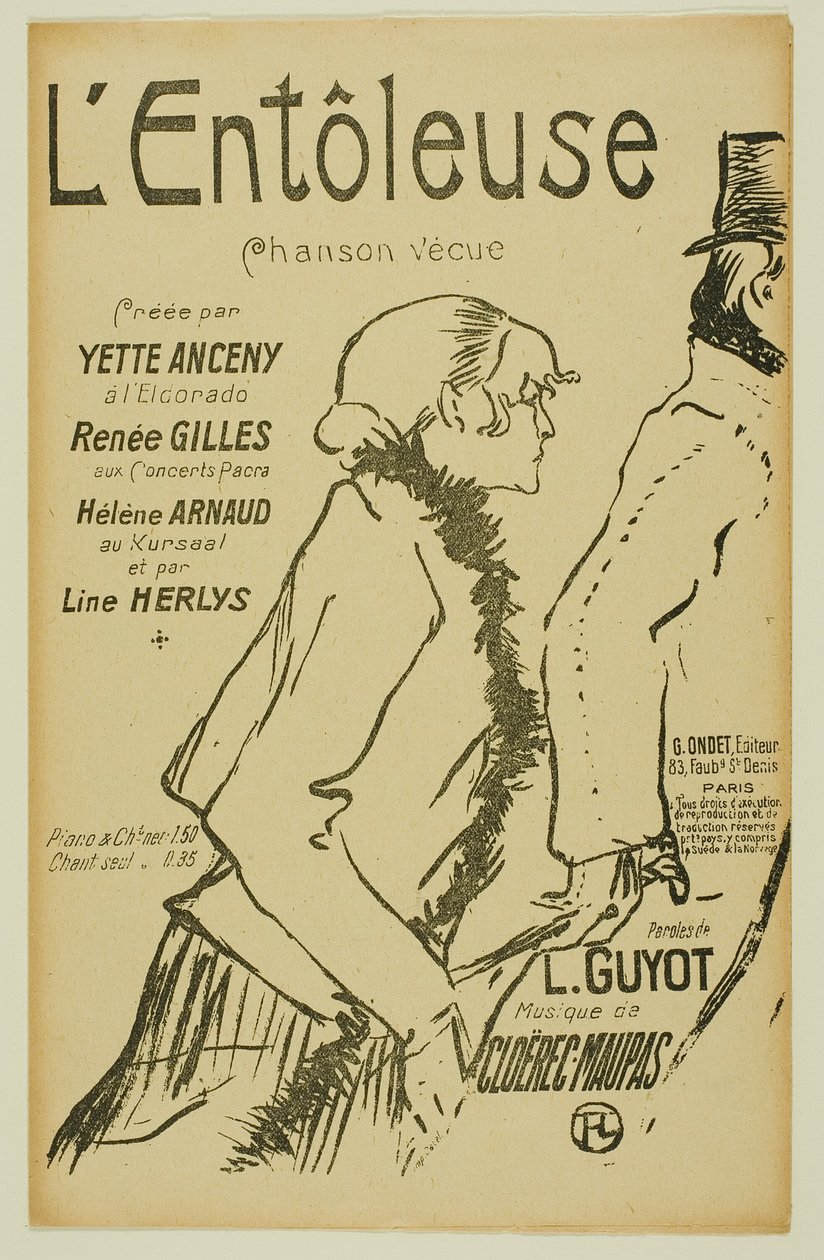 Chudák Street-Walker! od Henri de Toulouse Lautrec