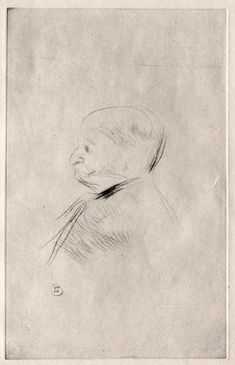Portrét M.X. od Henri de Toulouse Lautrec