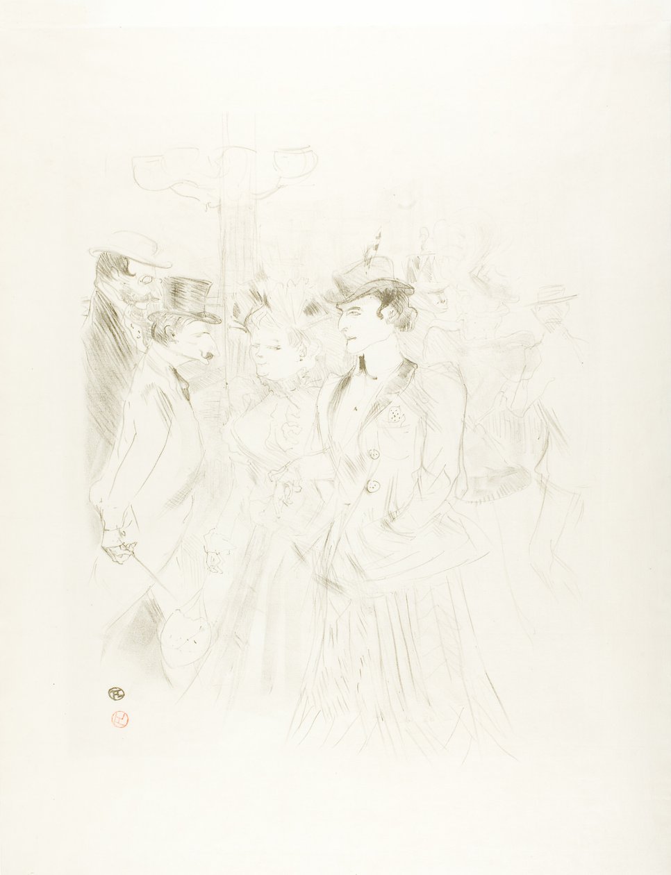 Promenáda od Henri de Toulouse Lautrec