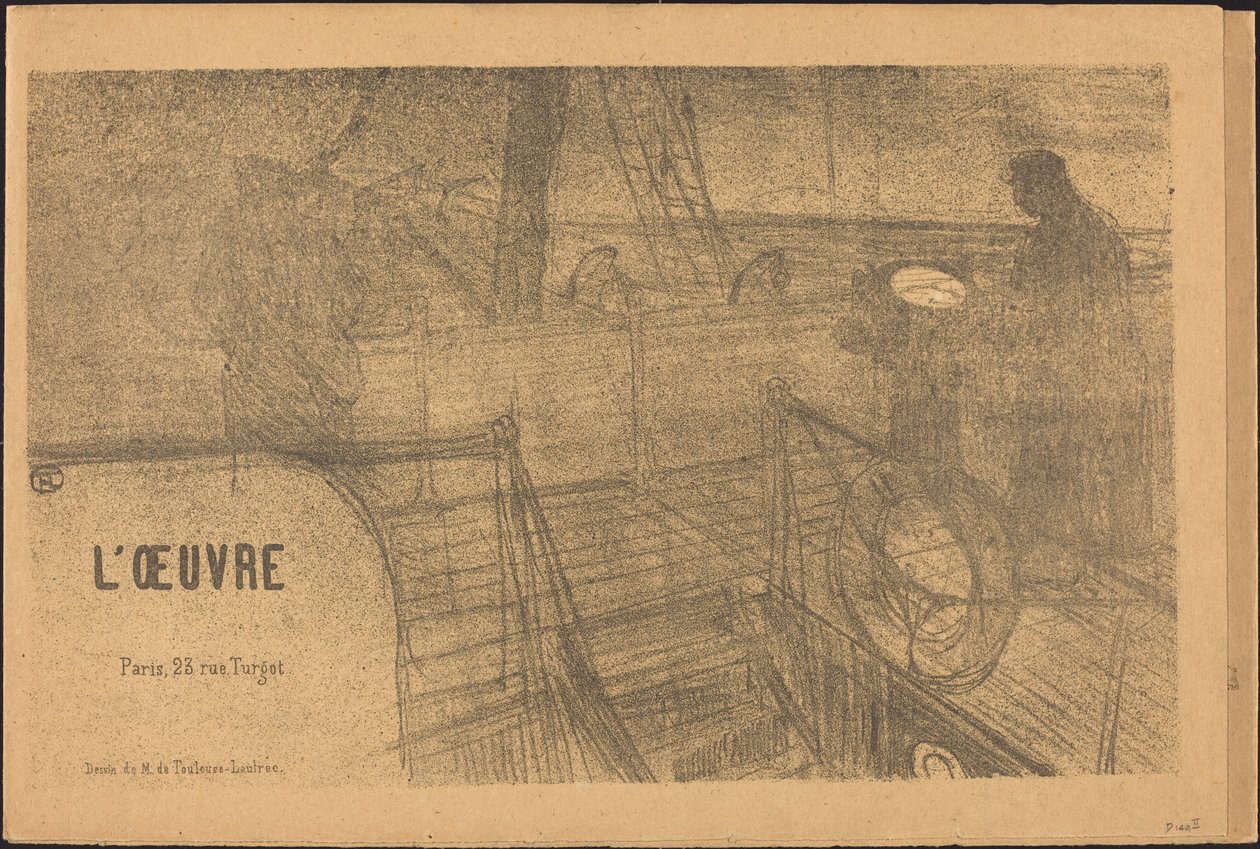 Prospekt Program díla, 1895. od Henri de Toulouse Lautrec
