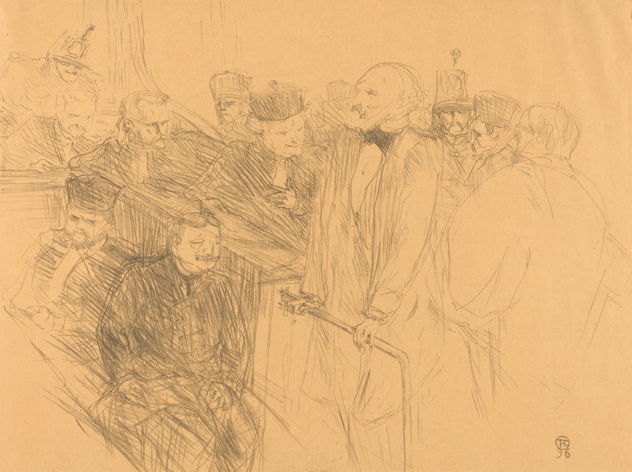 Ribot Deposition Ribot Deposition, 1896. od Henri de Toulouse Lautrec
