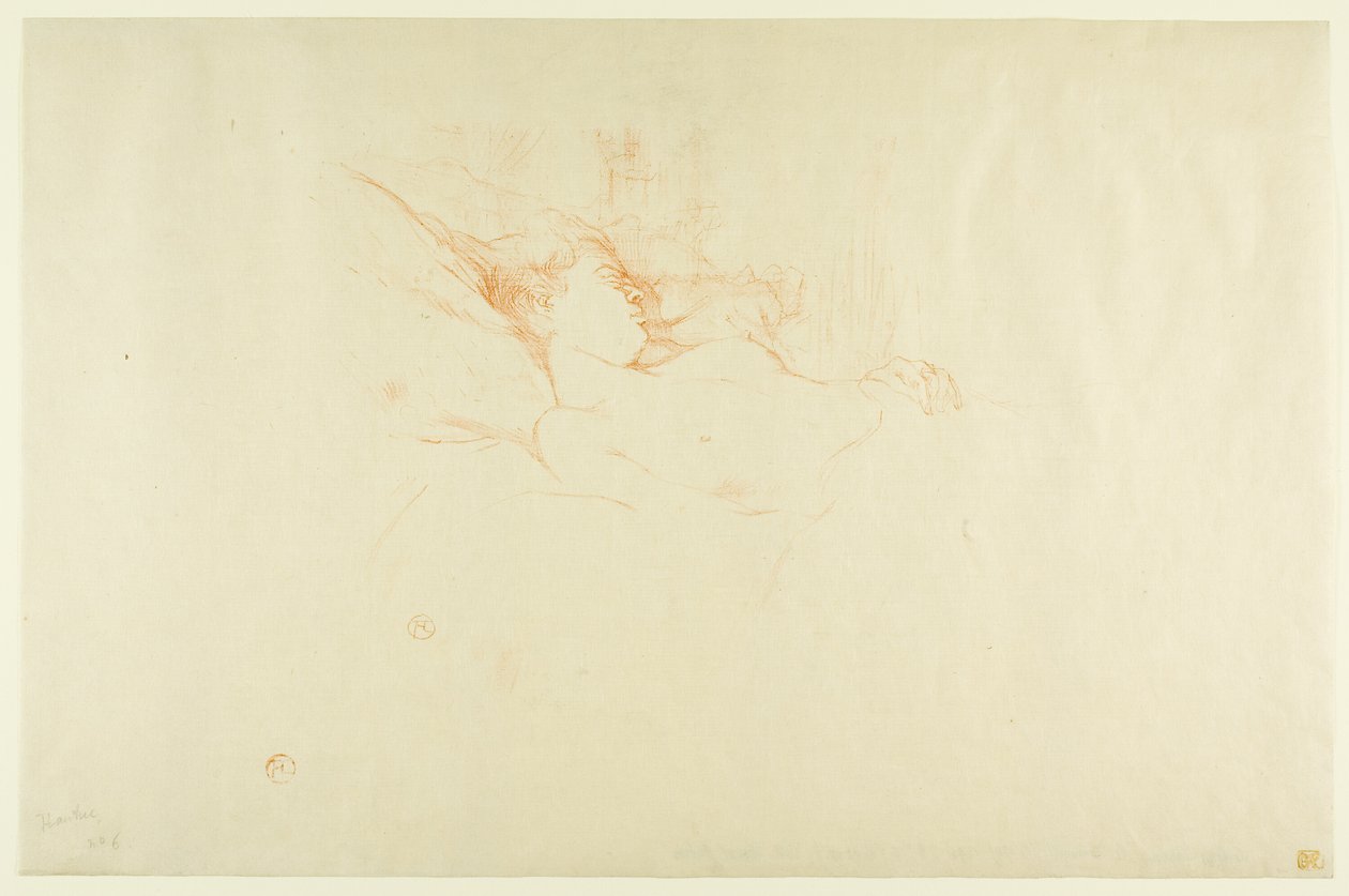 Spát od Henri de Toulouse Lautrec