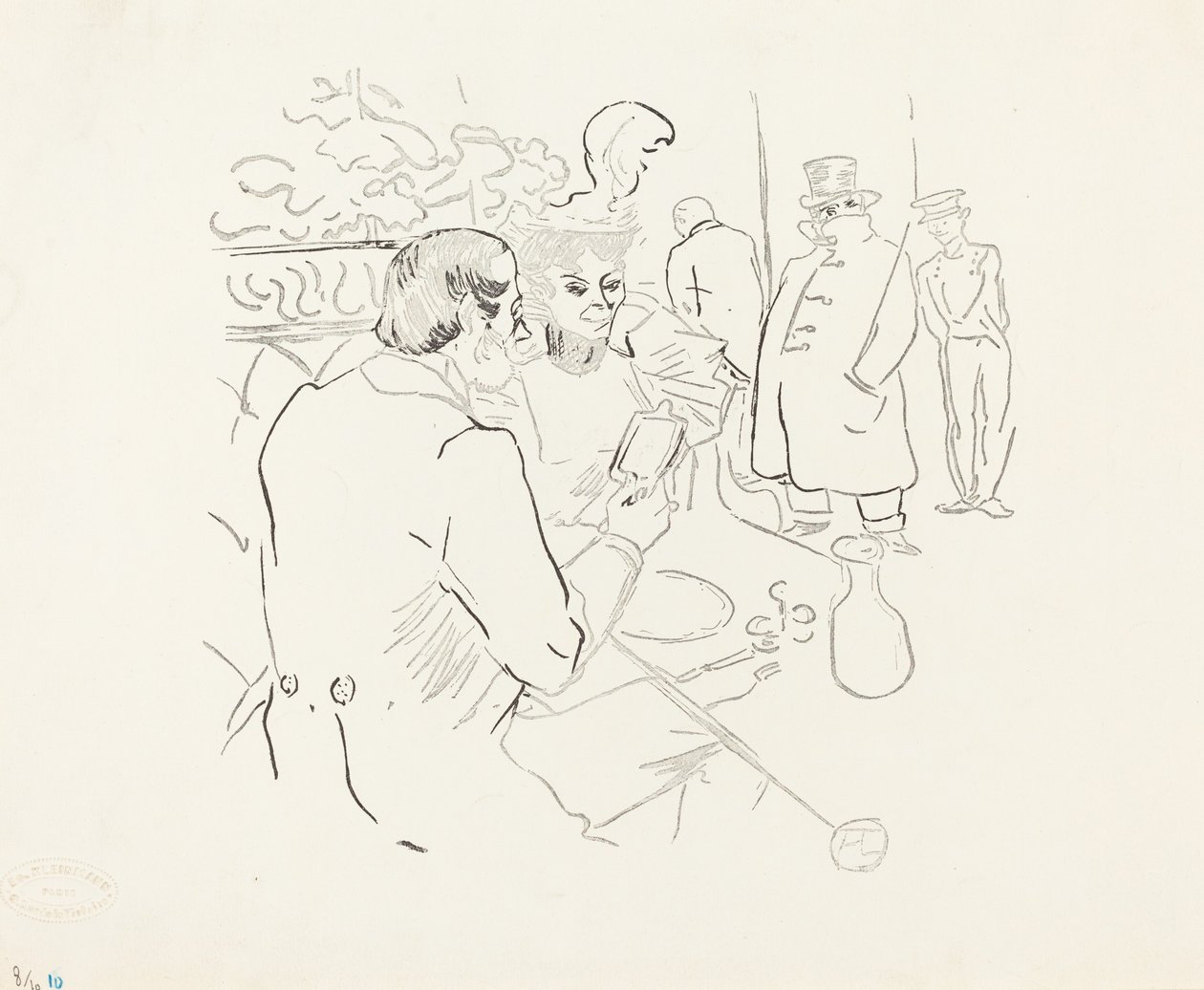 Snobství od Henri de Toulouse Lautrec