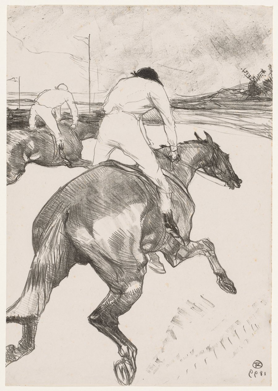 Žokej, 1899. od Henri de Toulouse Lautrec
