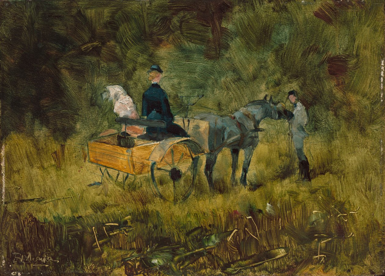 Past, 1880. od Henri de Toulouse Lautrec