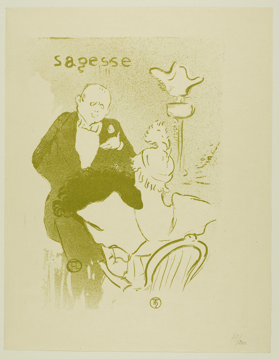 Moudrost od Henri de Toulouse Lautrec