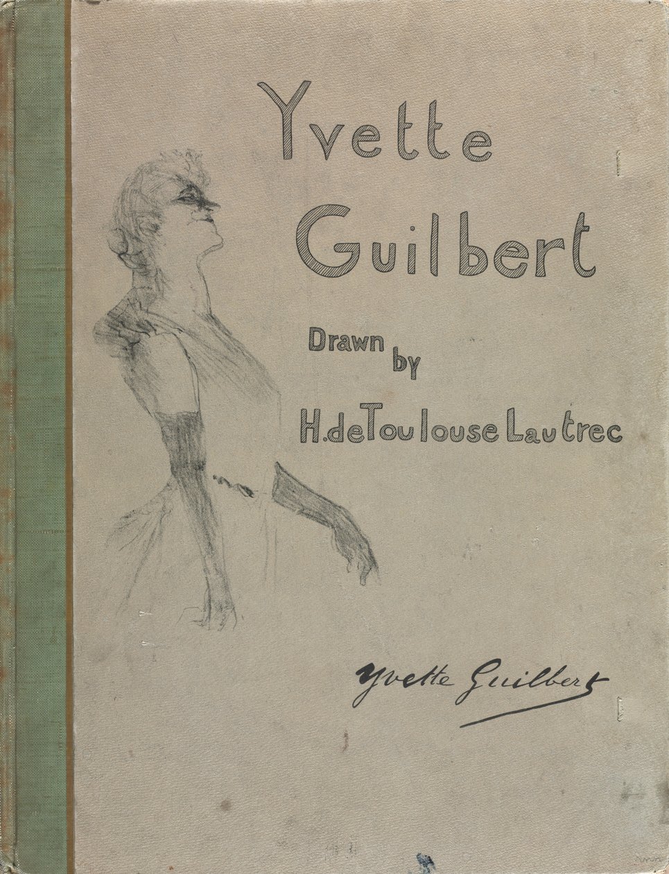 Yvette Guilbert-Anglická řada, 1898. od Henri de Toulouse Lautrec