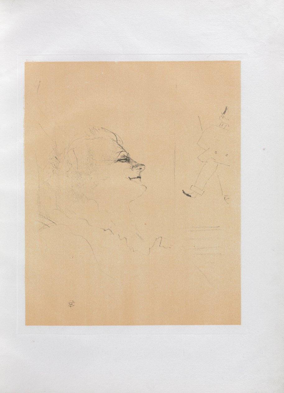 Yvette Guilbert-Anglická řada: Pessima, 1898. od Henri de Toulouse Lautrec
