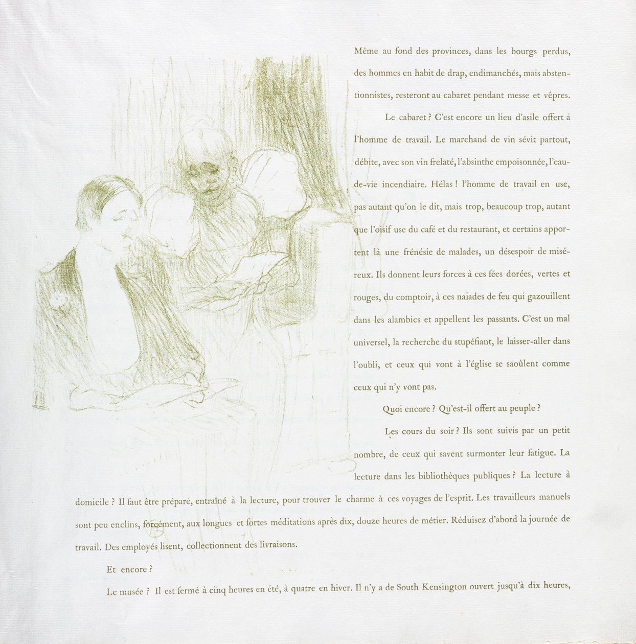 Yvette Guilbert-francouzská řada: č. 8 od Henri de Toulouse Lautrec