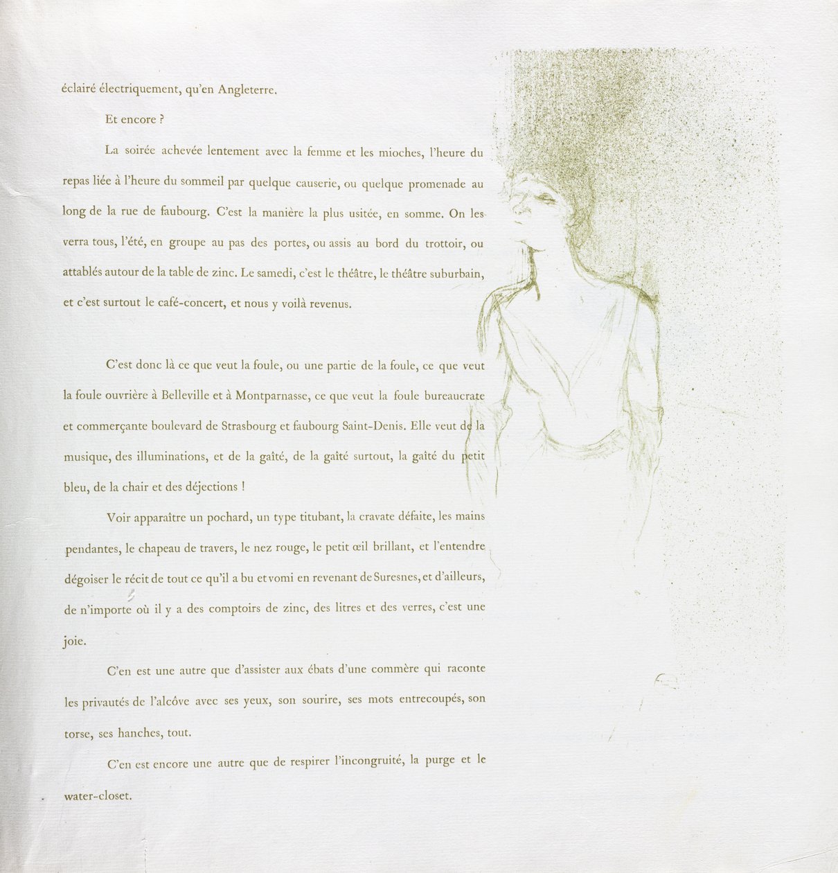 Yvette Guilbert-francouzská řada: č. 9 od Henri de Toulouse Lautrec