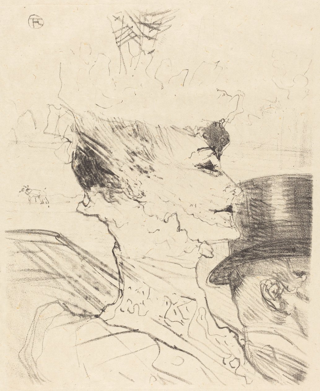 Yvette Guilbert, 1896. od Henri de Toulouse Lautrec