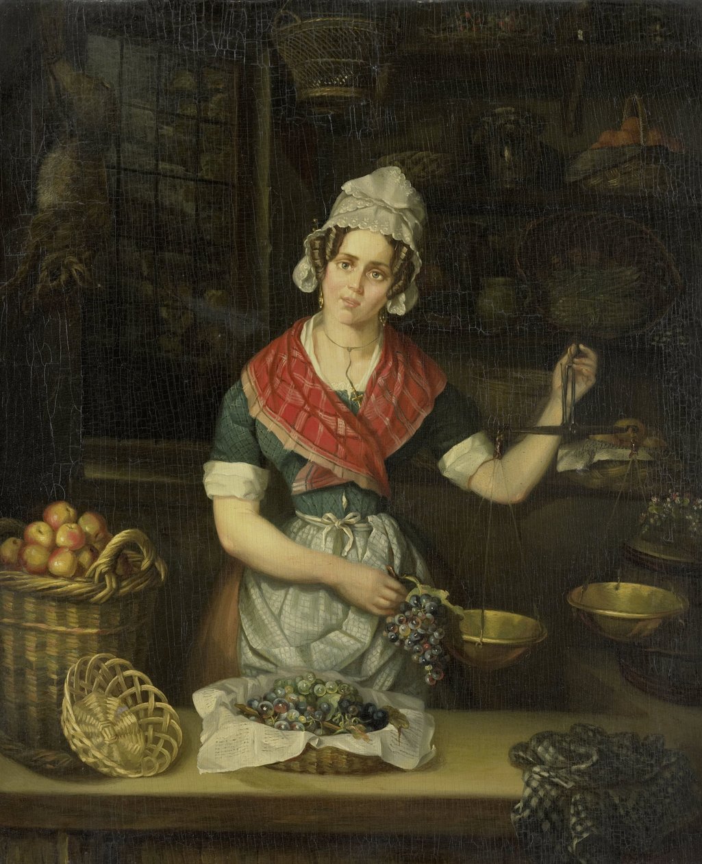 Prodavač ovoce od Henriëtta Christina Temminck