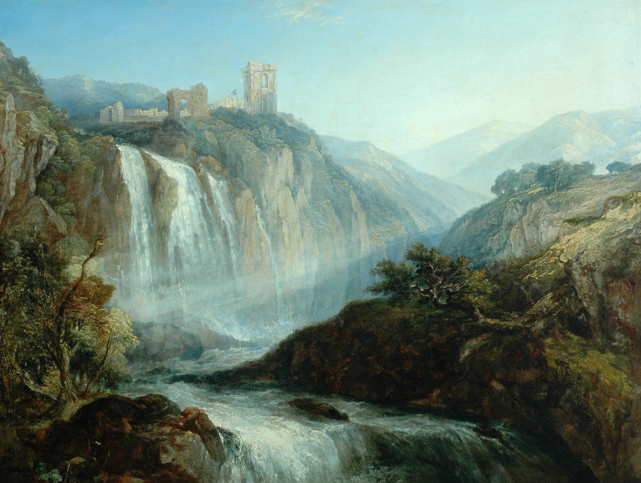 Vodopády Tivoli od Henry Dawson