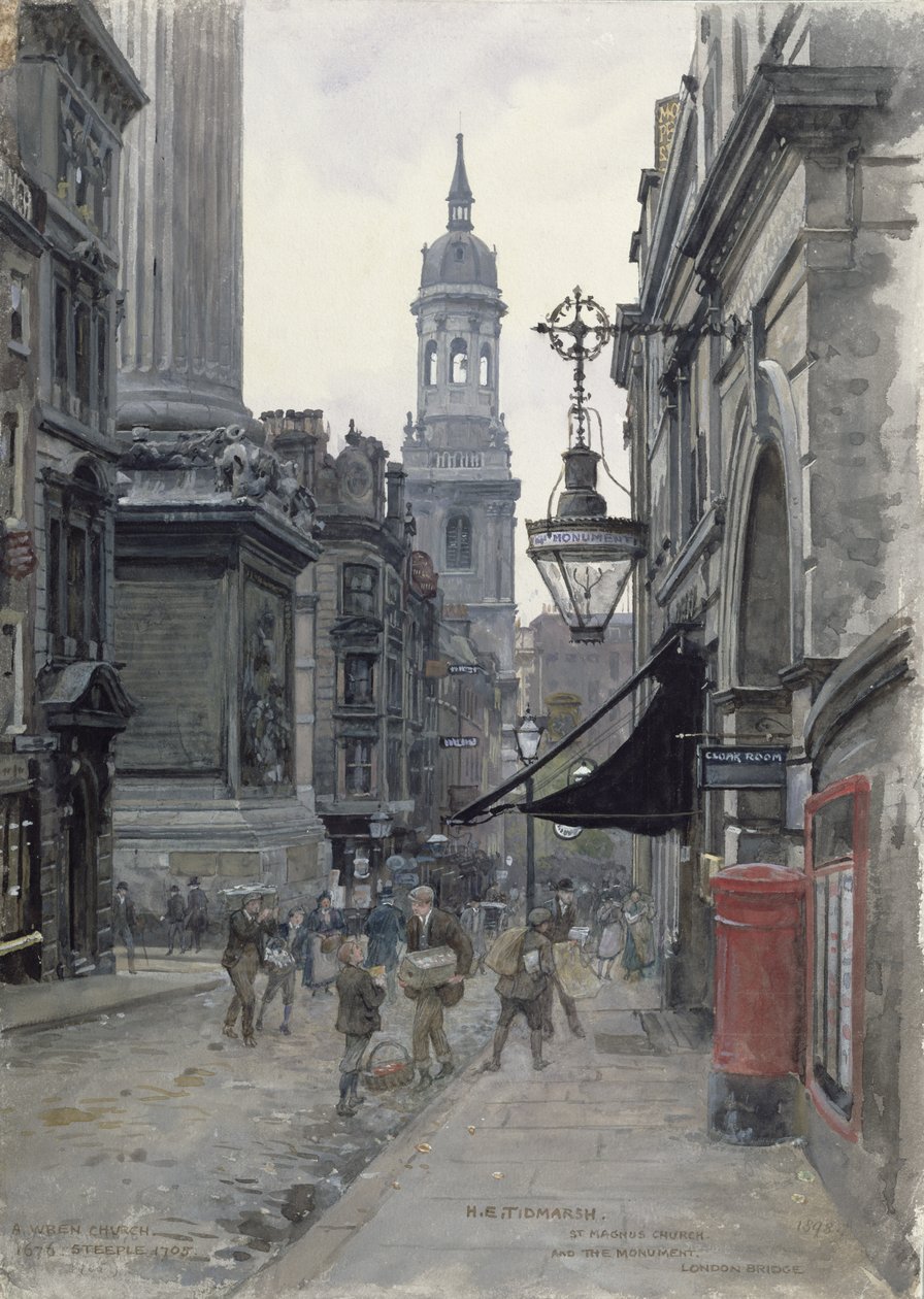 Památník a kostel svatého Magnuse od Henry Edward Tidmarsh