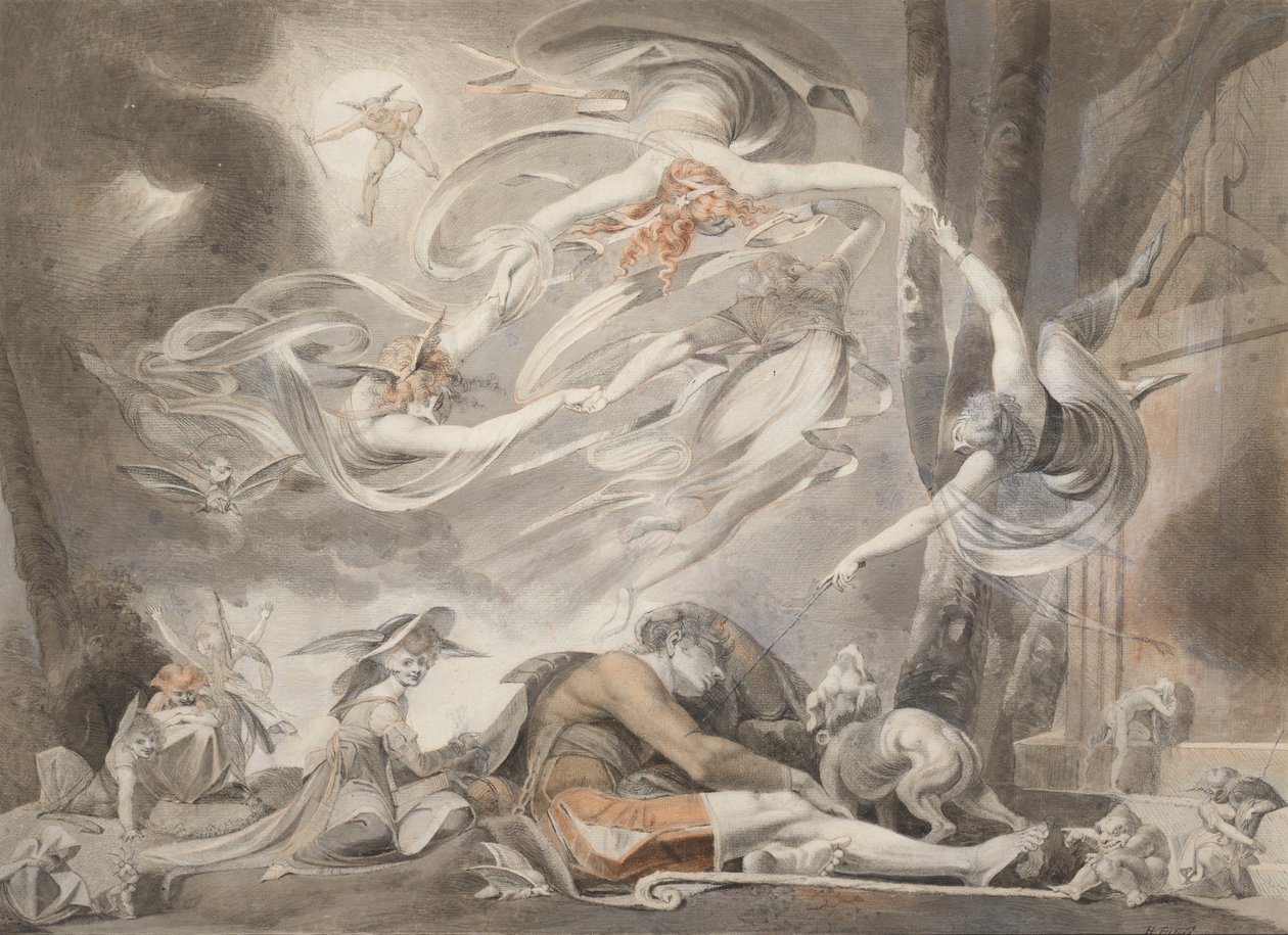 Shepherds Dream, 1786 od Johann Heinrich Füssli