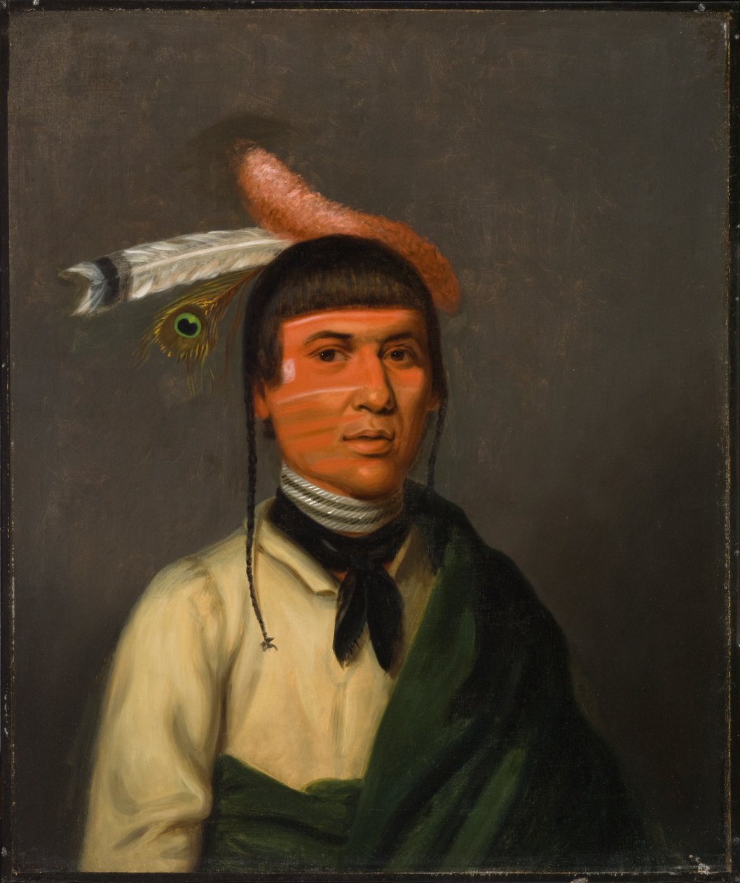 No-Tin (Wind), náčelník Chippewy od Henry Inman