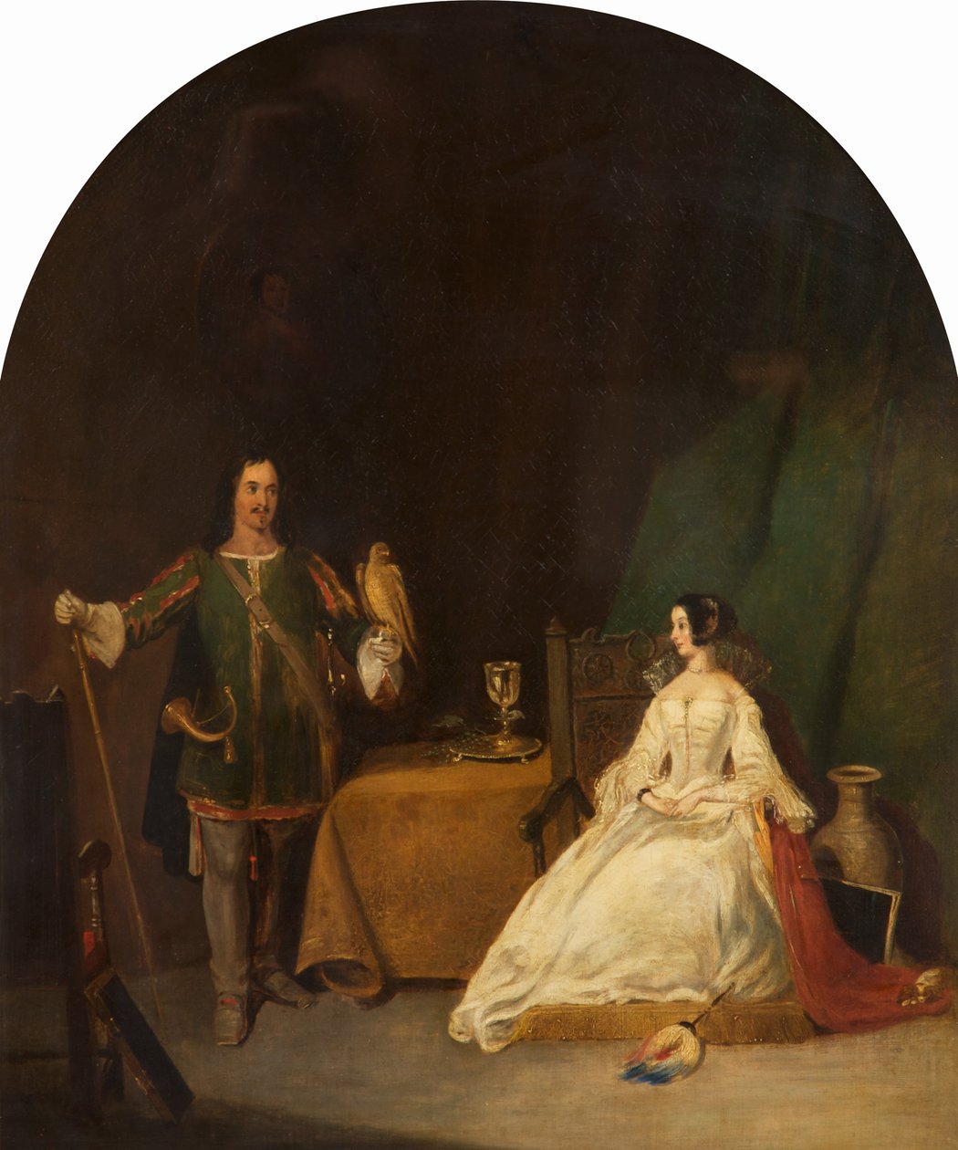Snoubenci, 1820-32 od Henry Liverseege