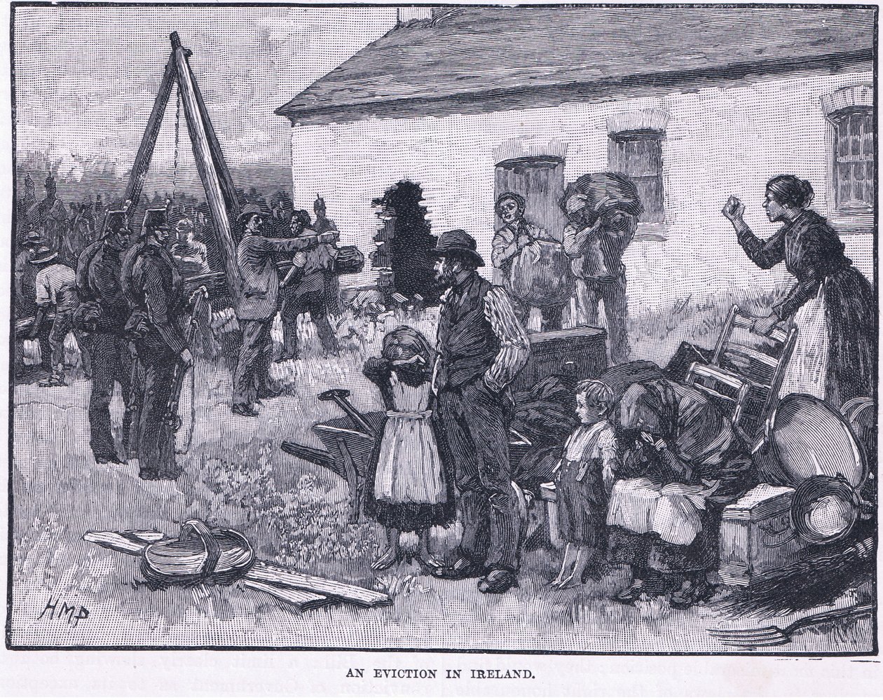 Vystěhování v Irsku 1870 našeho letopočtu od Henry Marriott Paget
