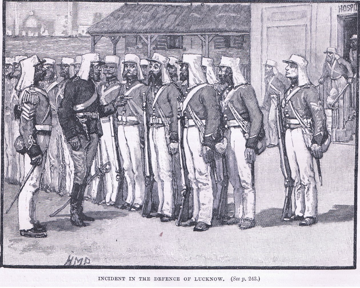 Incident při obraně Lucknow 1857 našeho letopočtu od Henry Marriott Paget
