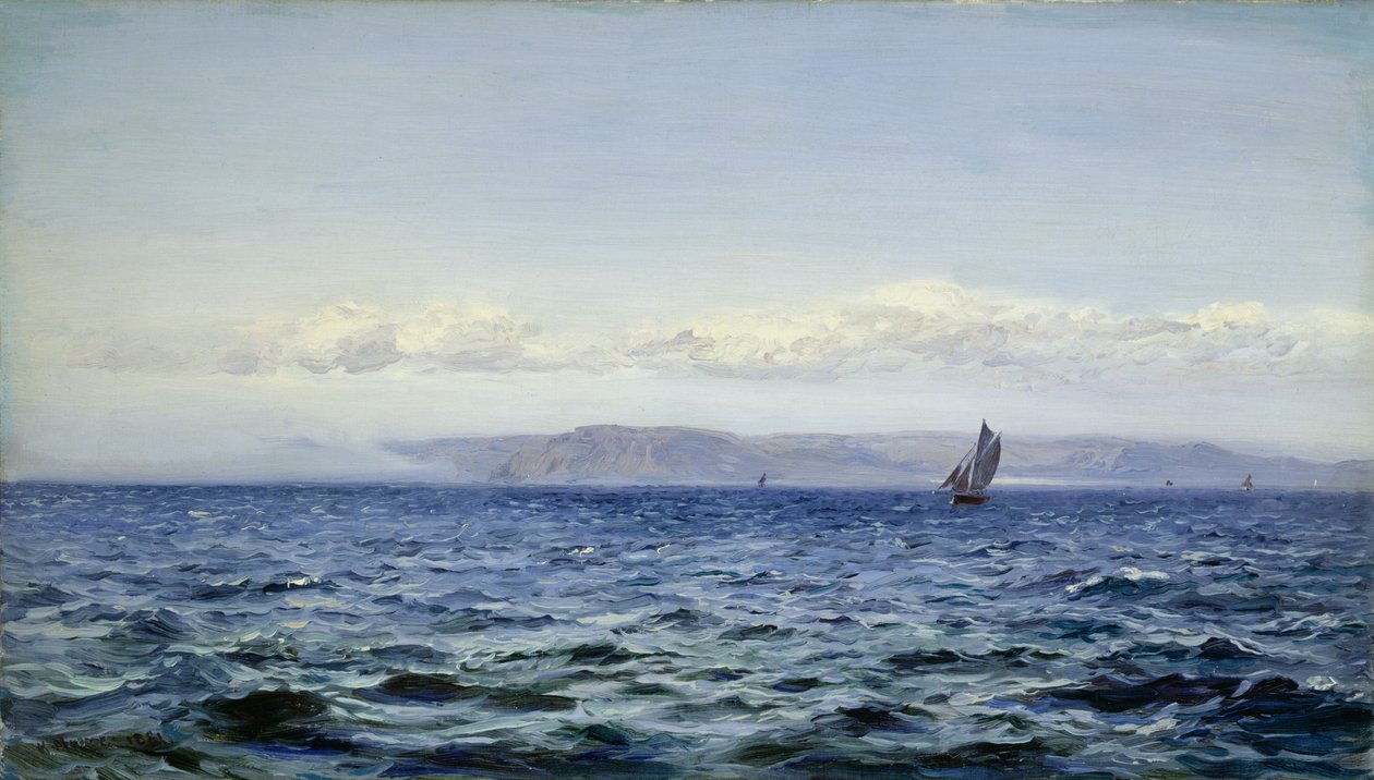 Lehký vánek u Dodmanu v Mevagissey, Cornwall, 1881 od Henry Moore