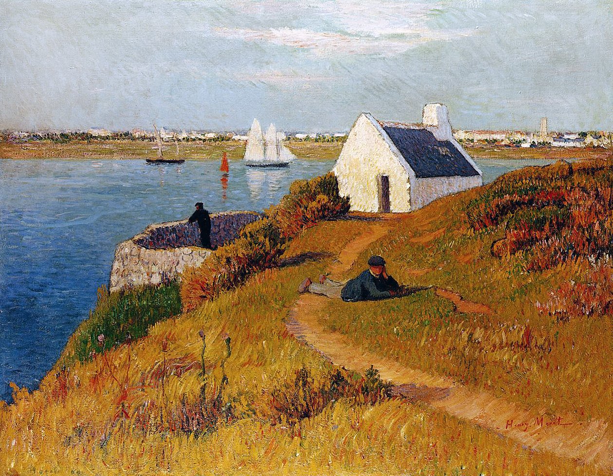 Pohled na Lorient, Bretaň, kolem roku 1895 od Henry Moret
