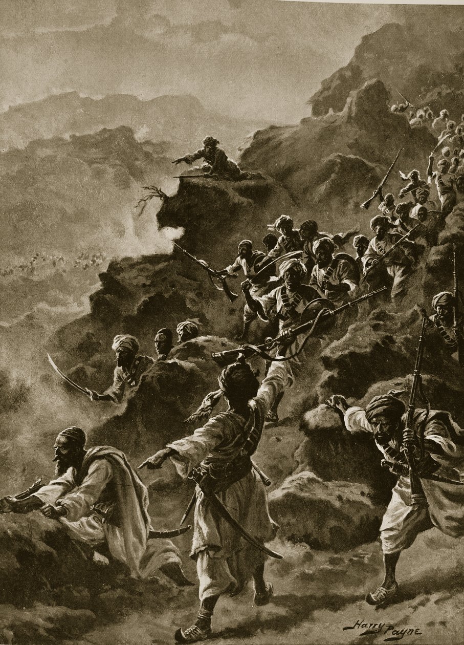 Nájezd Afridů od Henry Payne