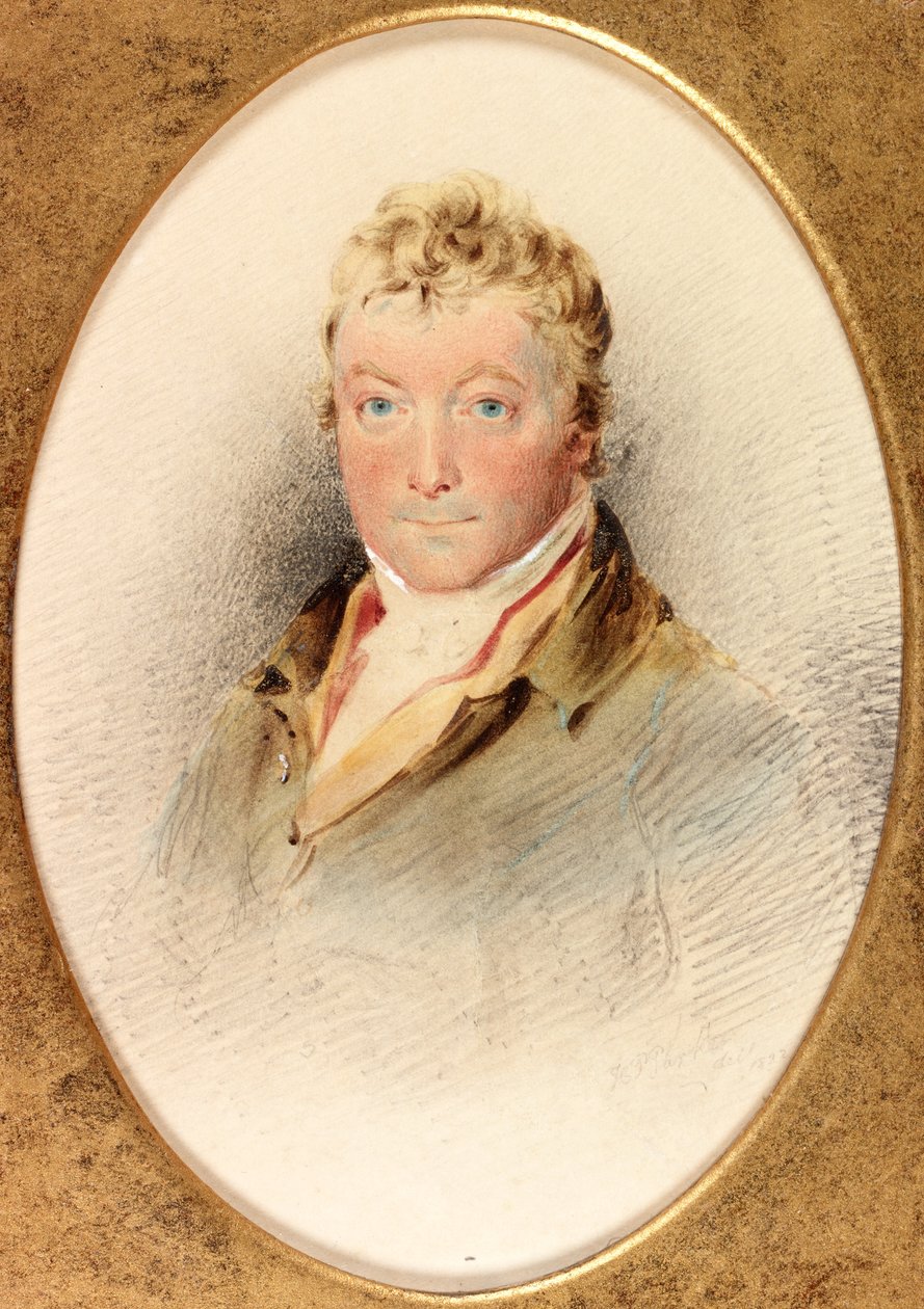 Charles John Brandling, M.P. (bc, tužka a wc na kartě) od Henry Perlee Parker