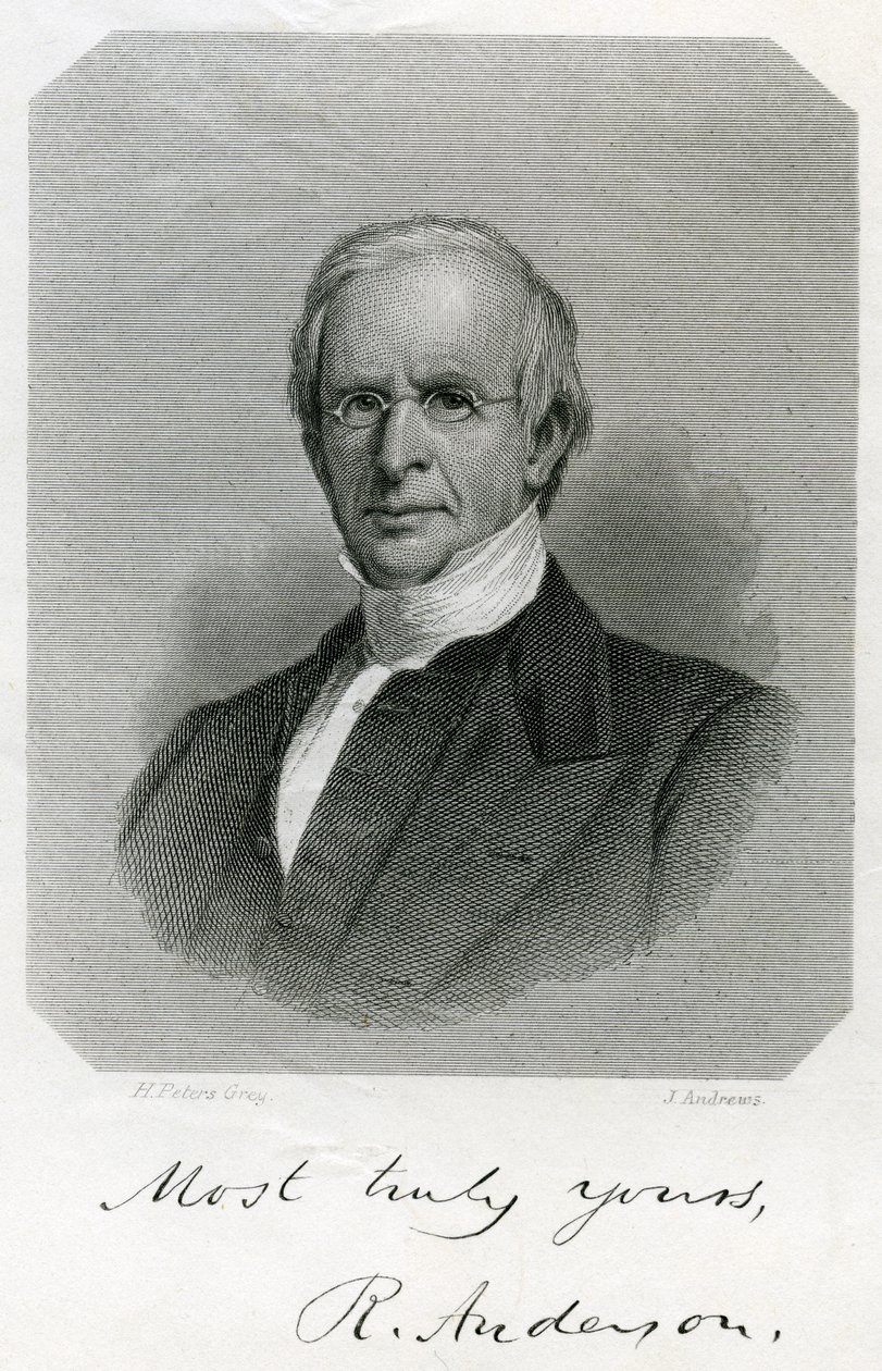 Rufus Anderson, vyryl J. Andrews, c, 1860 od Henry Peters Gray