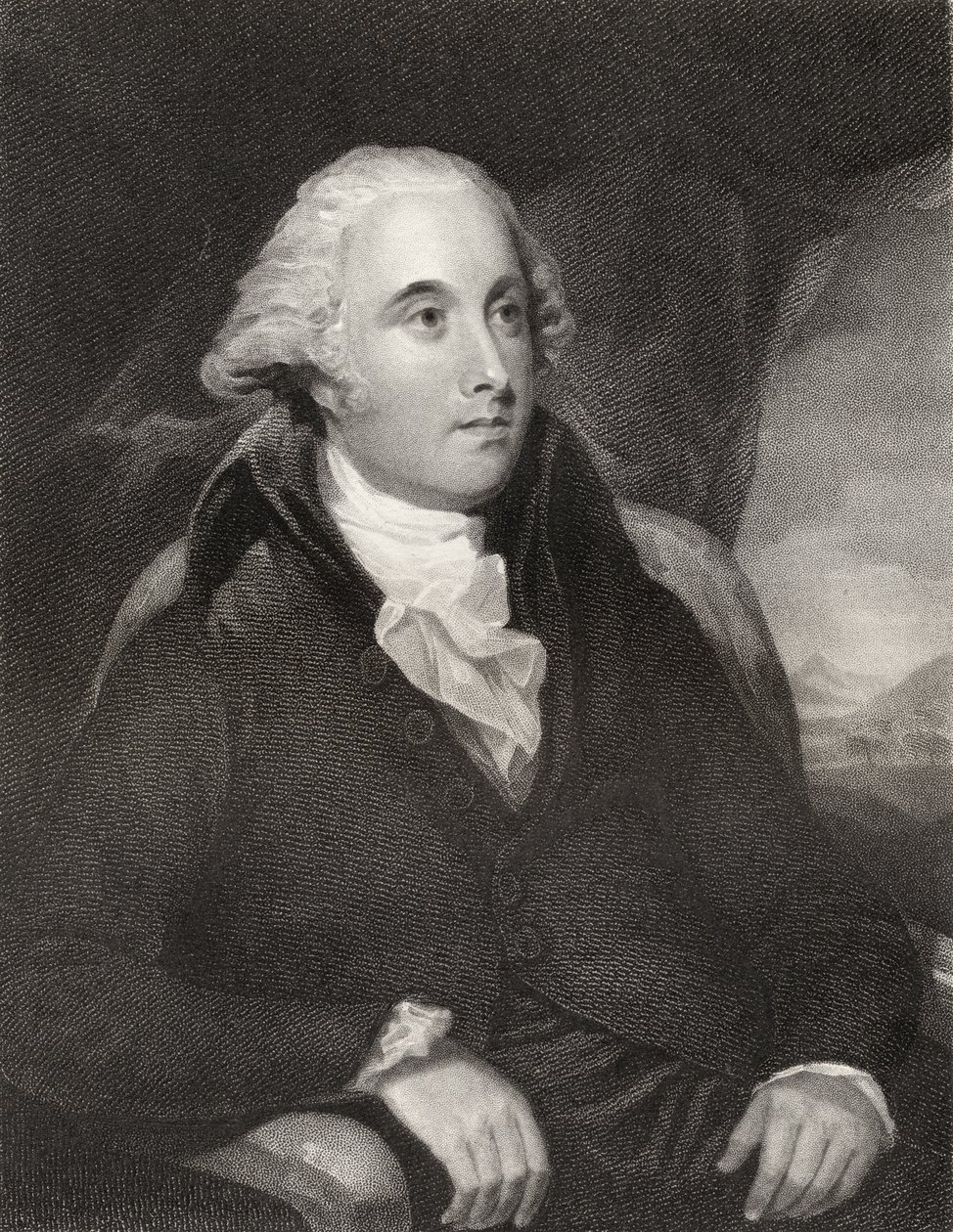Robert Dundas of Arniston, rytina Thomase Woolnotha (1785-1857) z knihy "National Portrait Gallery, volume III", vydané kolem roku 1835. od Henry Raeburn