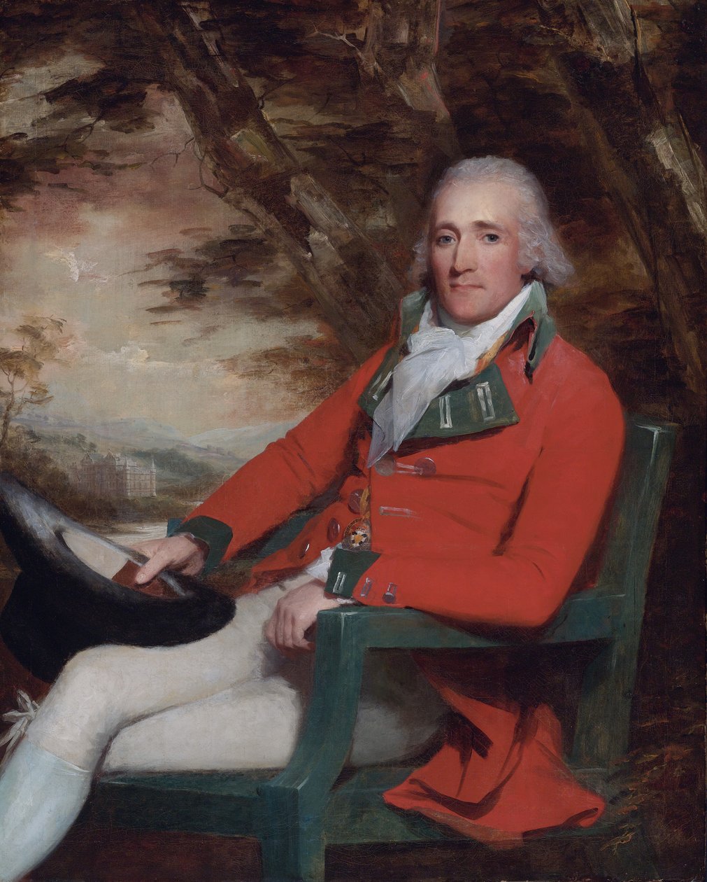 Thomas Carmichael, 5. hrabě z Hyndfordu (asi 1750-1811) od Henry Raeburn