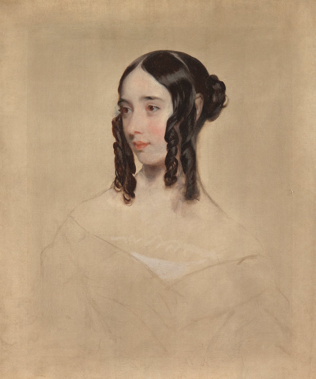 Studie mladé ženy, 1847 od Henry Room