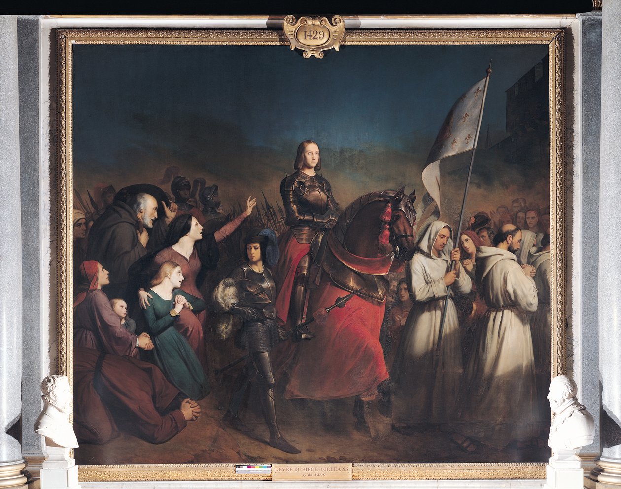 Vstup Johanky z Arku (1412-31) do Orleansu, 8. května 1429, 1843 od Henry Scheffer