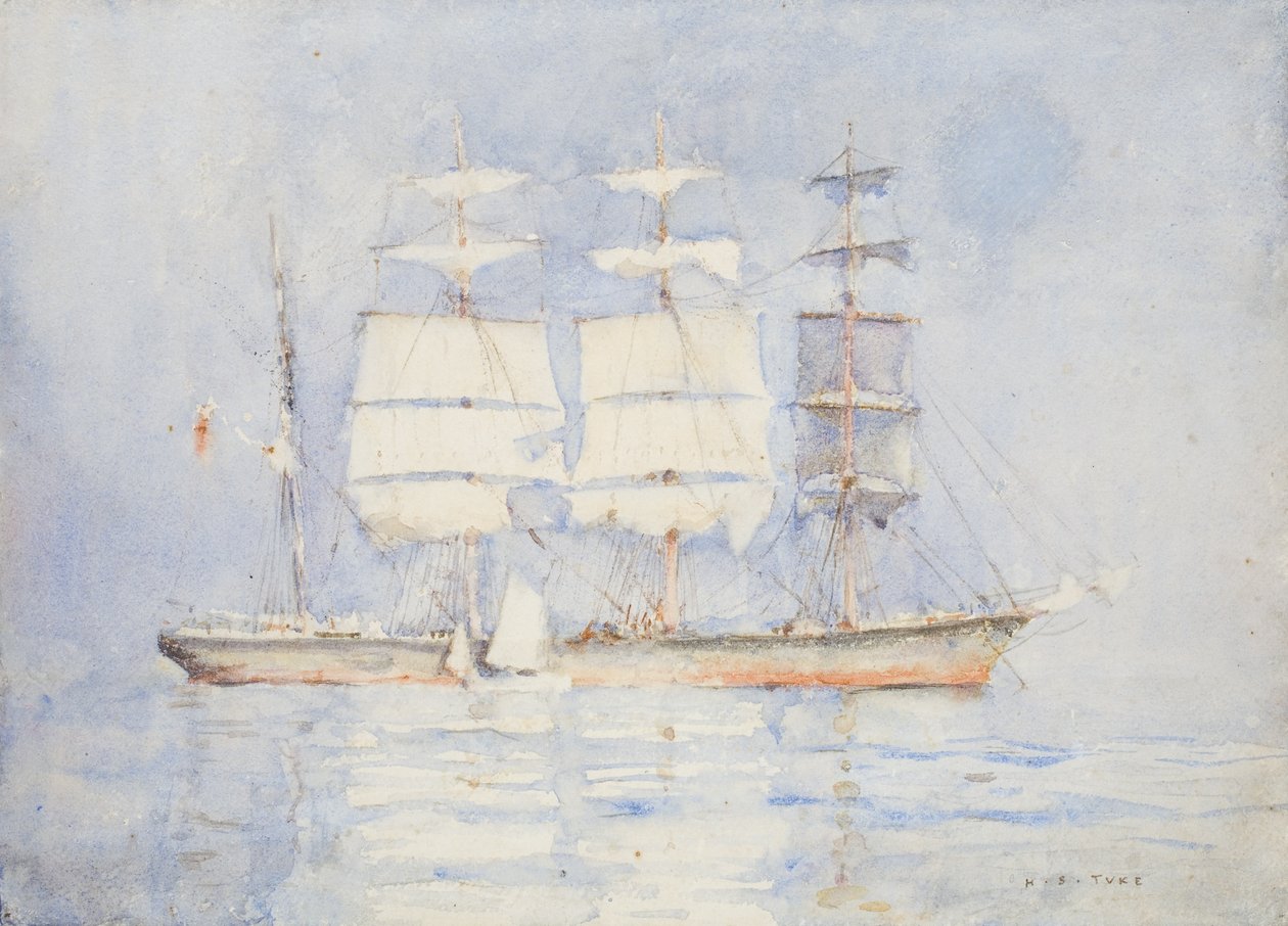 Ve Falmouth Bay od Henry Scott Tuke