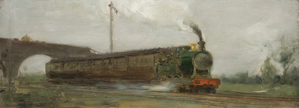 Železniční vlak od Henry Scott Tuke