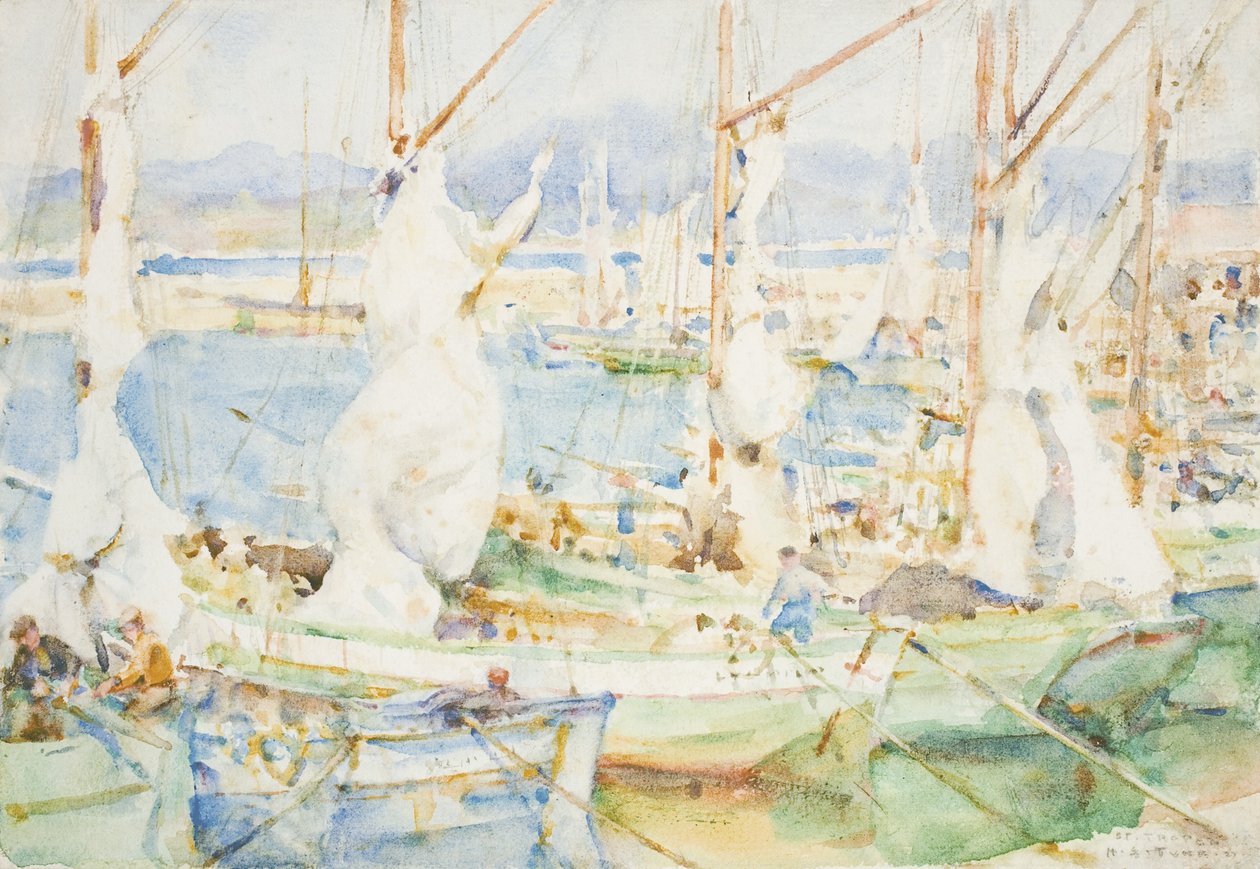 St. Tropez, 1927 od Henry Scott Tuke