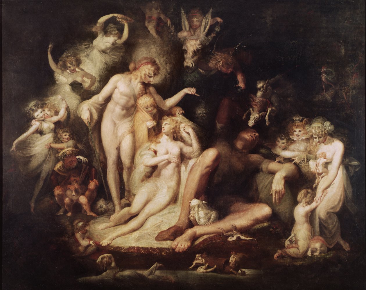 Probuzení Titanie od Johann Heinrich Füssli