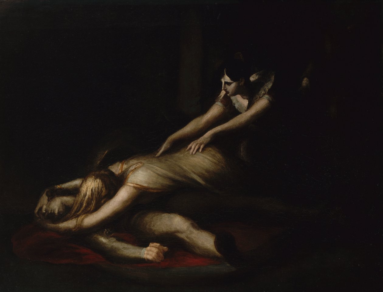 Bolest Kriemhildy od Johann Heinrich Füssli