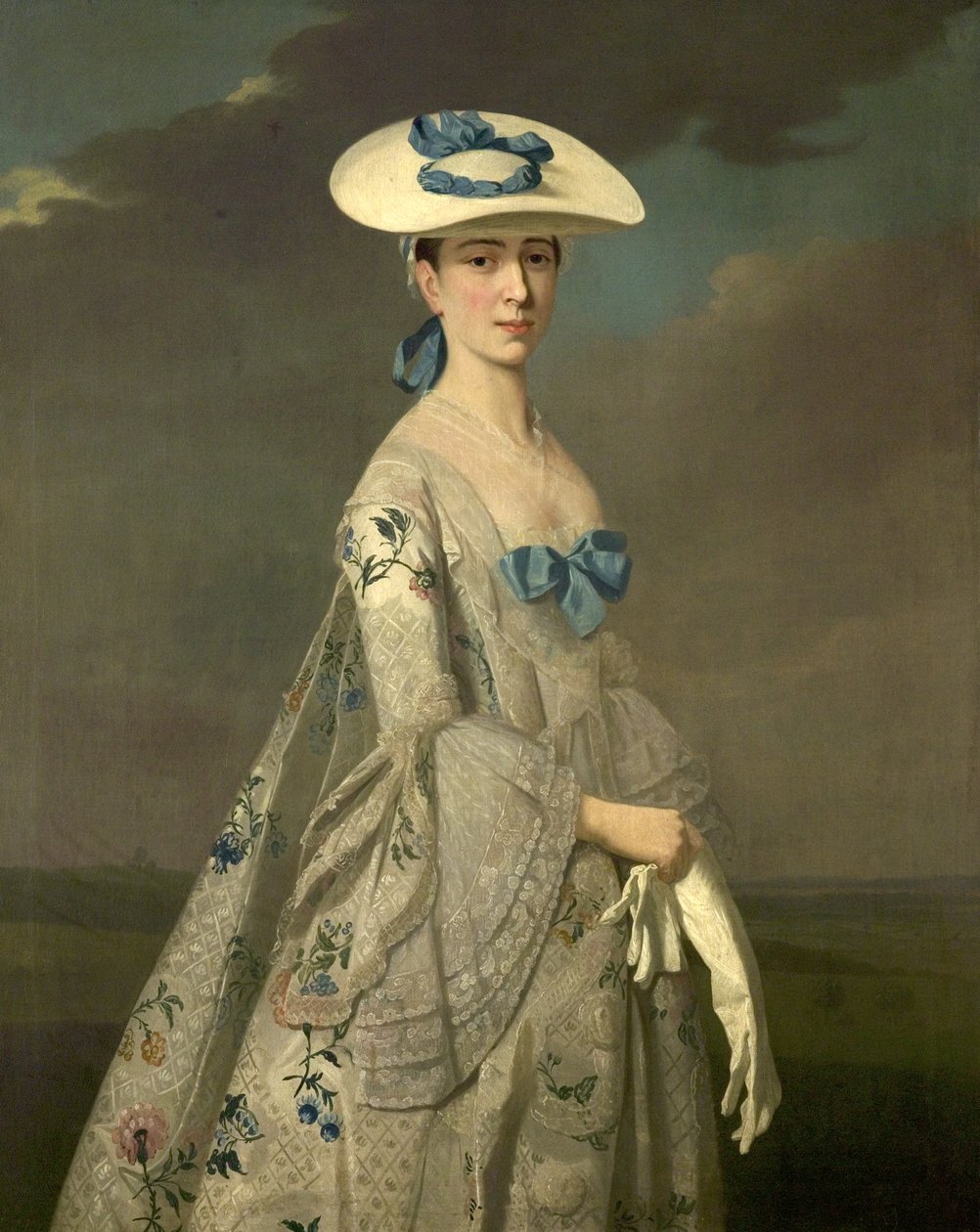 Slečna Dixie, cca 1750-55 (olej na plátně) od Henry (attr.to) Pickering