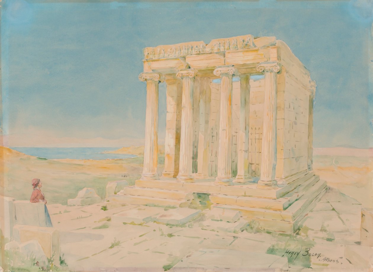 Chrám Nike Apteros, n.d. od Henry Bacon