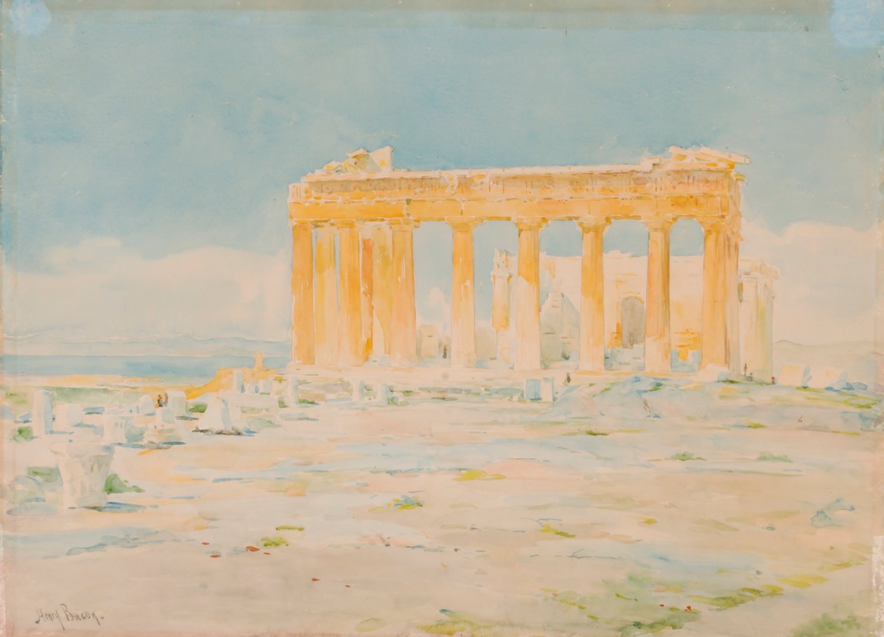 Parthenón, východní fasáda od Henry Bacon