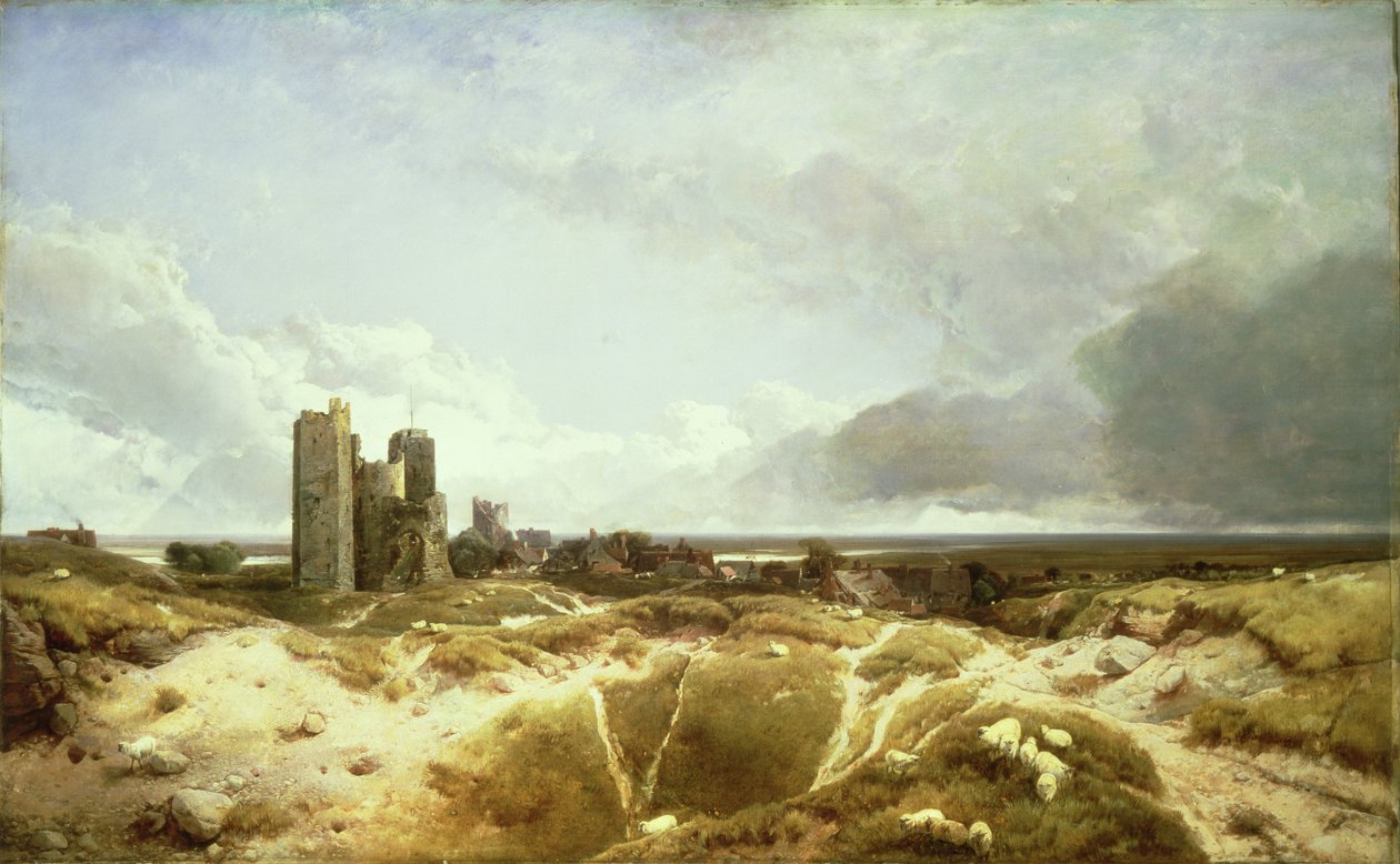 Hrad Orford, 1856 od Henry Bright