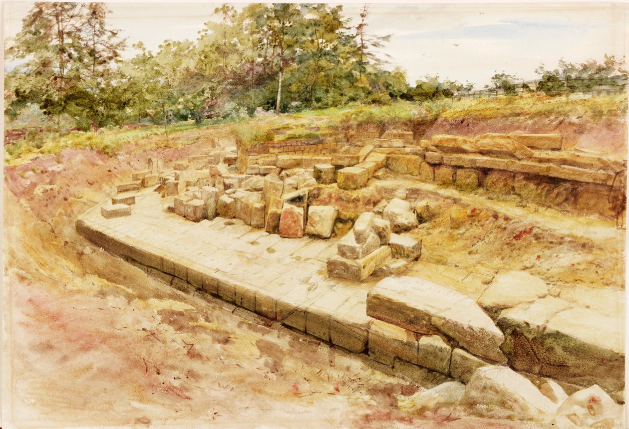Chesters (barva těla na papíře) od Henry Burdon Richardson