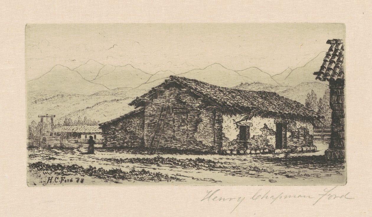 Adobe House, 1888. od Henry Chapman Ford