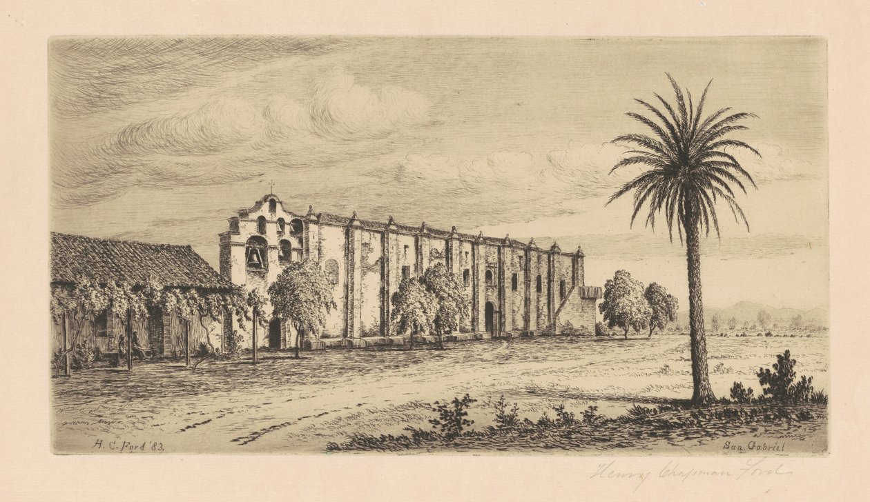 Mise San Gabriel Arcangel, 1883. od Henry Chapman Ford